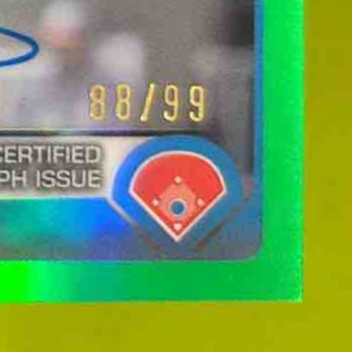 2025 Topps Pro Debut Braylon Doughty Chrome Auto Green /99 #PDC-22 ACL Guardians - Sports Cards