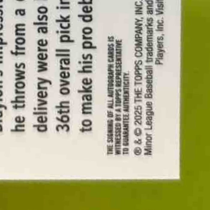 2025 Topps Pro Debut Braylon Doughty Chrome Auto Green /99 #PDC-22 ACL Guardians - Sports Cards