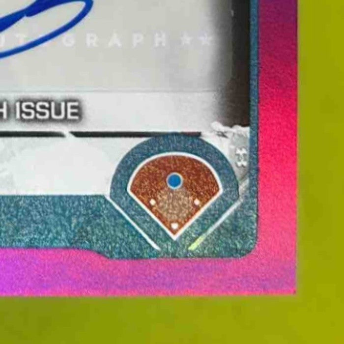 2025 Topps Pro Debut Caleb Durbin Auto Fuchsia Foil 15/199 Nashville Sounds - Sports Cards