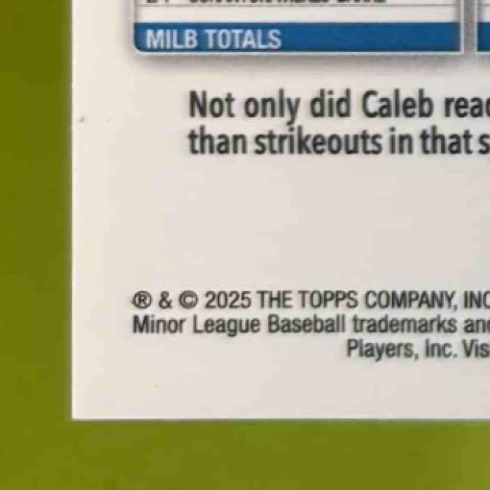 2025 Topps Pro Debut Caleb Durbin Chrome Refractor /199 Nashville Sounds - Sports Cards