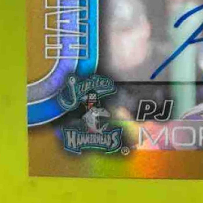 2025 Topps Pro Debut PJ Morlando Chrome Auto Gold /50 #PDC-163 Hammerheads - Sports Cards