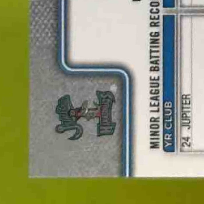 2025 Topps Pro Debut PJ Morlando Chrome Auto Gold /50 #PDC-163 Hammerheads - Sports Cards