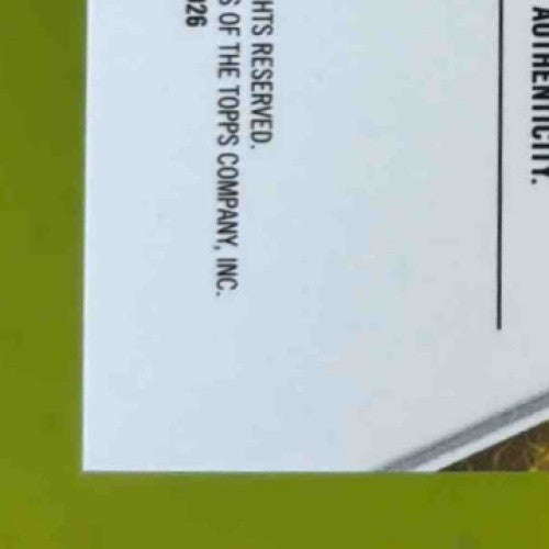 2025 Topps Resurgence Blake Corum Rookie Signature #RRS-BC RC Auto Rams - Sports Cards