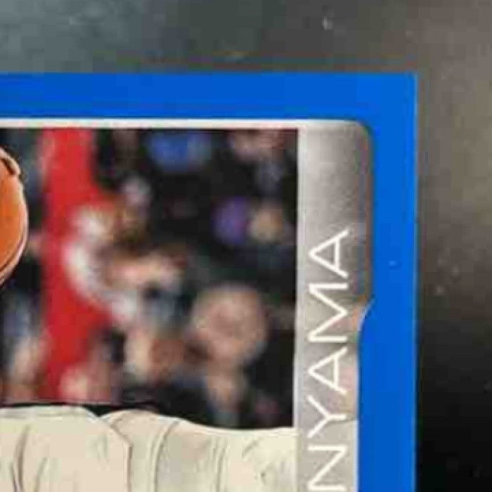 2025 Topps Rip Night Victor Wembanyama Blue San Antonio Spurs SSP #BK-20 - Sports Cards