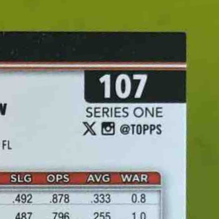 2025 Topps Ryan Mountcastle Orange Rainbow Foilboard /25 #107 Baltimore Orioles - Sports Cards