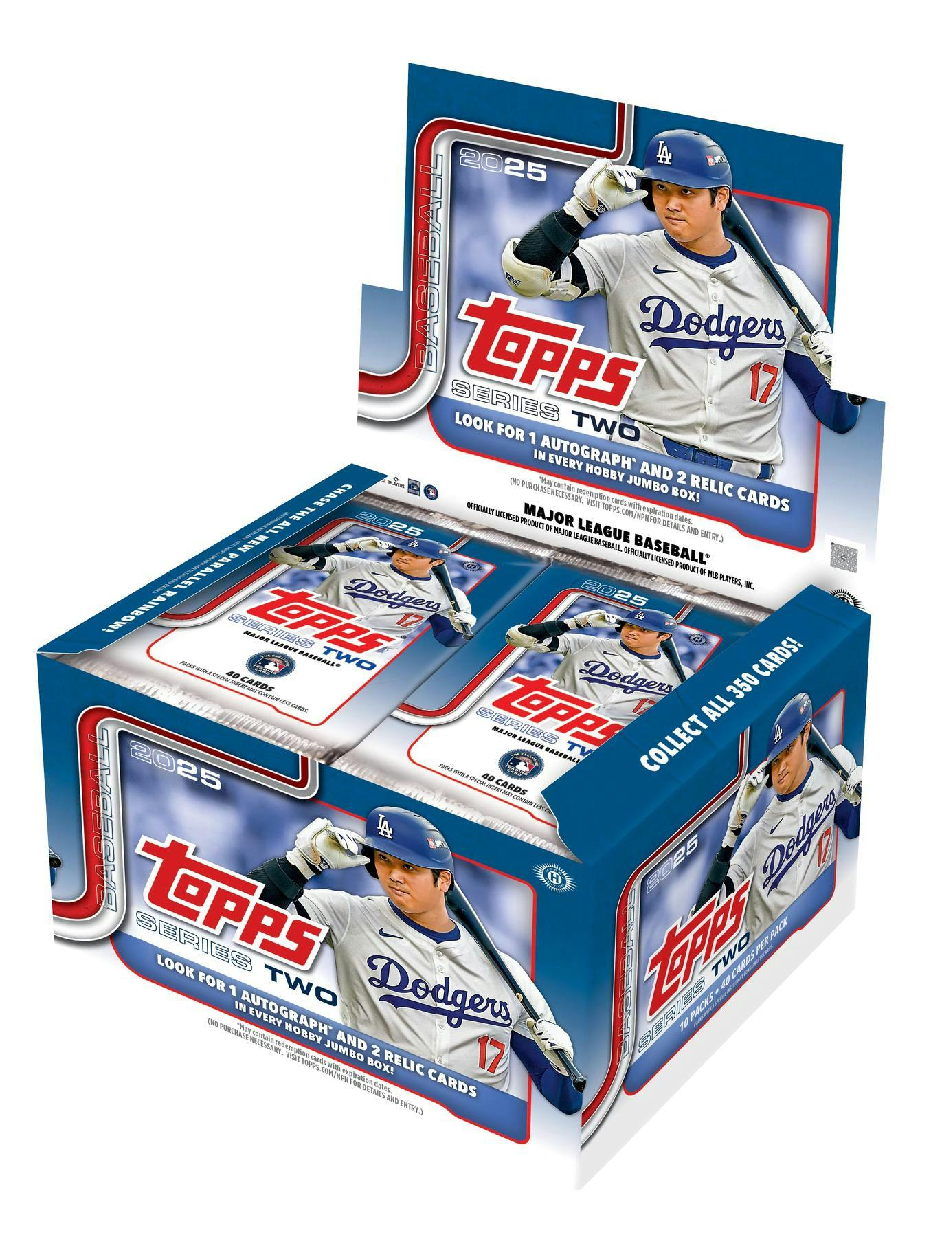 2025 Topps Series 2 MLB Baseball Hobby Jumbo Box  (1 Auto and 2 Relics) June 11th