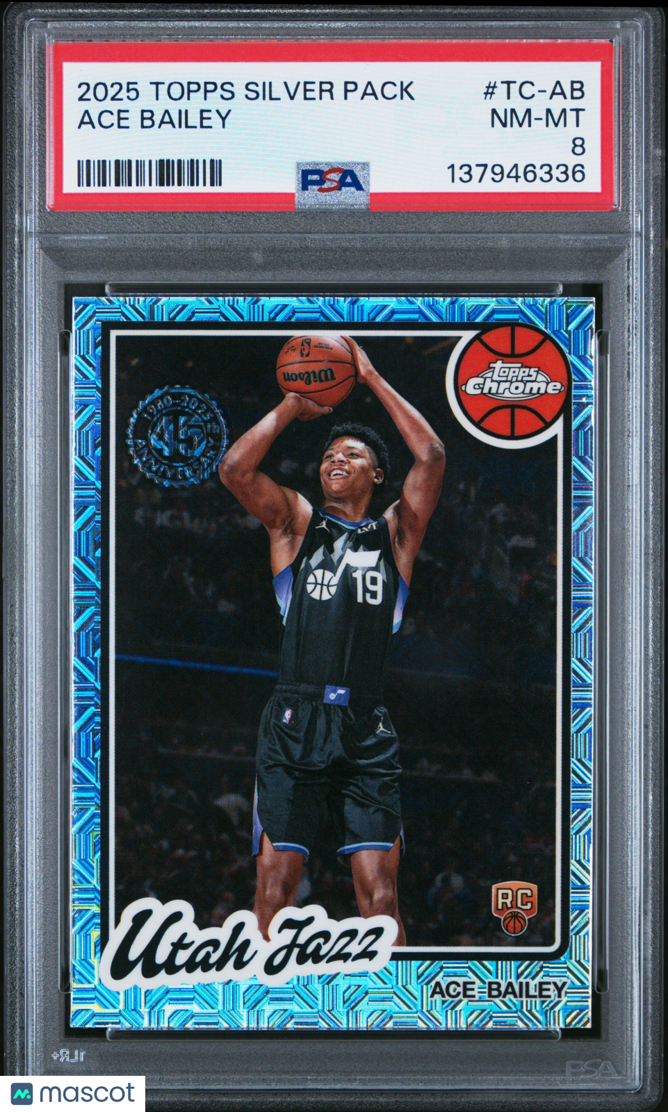 2025 Topps Silver Pack 1980-81 Topps Chrome Basketball Ace Bailey Rookie PSA 8 - Graded Sports Cards