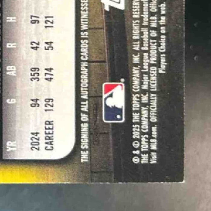 2025 Topps Stadium Club Nick Gonzales Auto Pittsburgh Pirates - Sports Cards