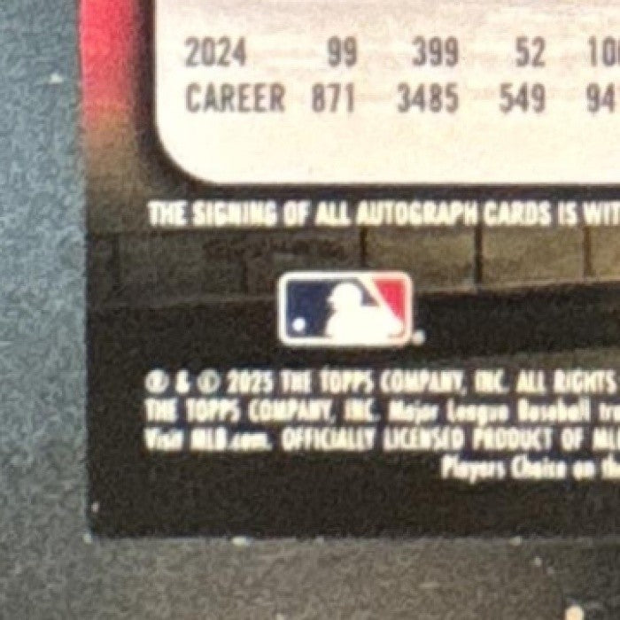 2025 Topps Stadium Club Ozzie Albies Auto /75 #SCBA-OA Atlanta Braves - Sports Cards