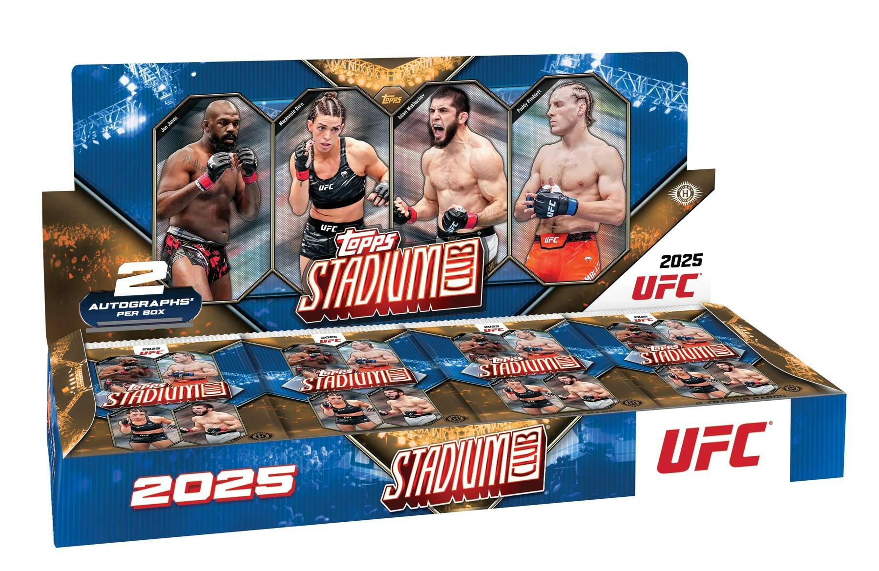 2025 Topps Stadium Club UFC Hobby Box (2 Autos) - Trading Cards