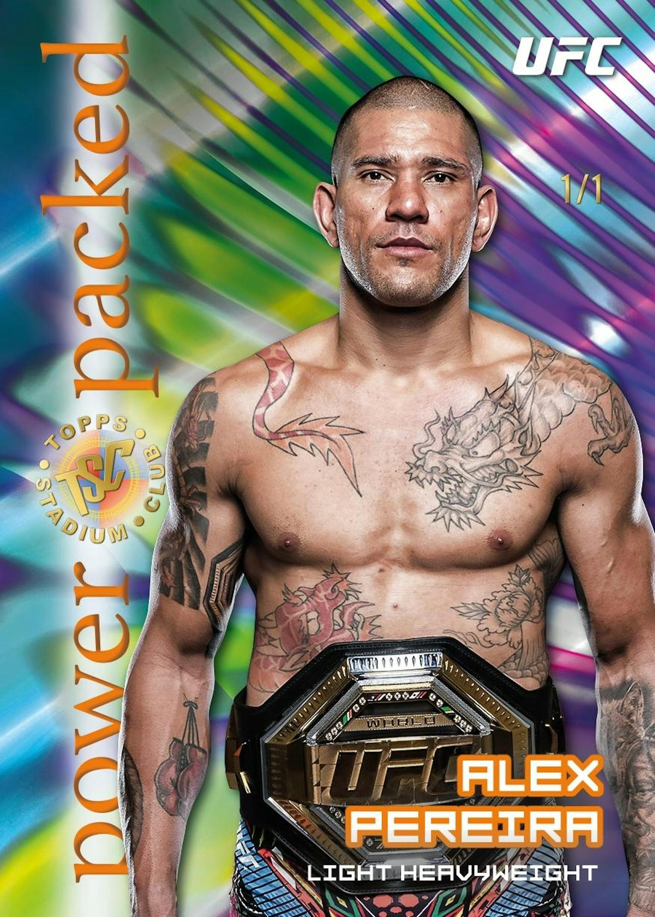 2025 Topps Stadium Club UFC Hobby Box (2 Autos) - Trading Cards