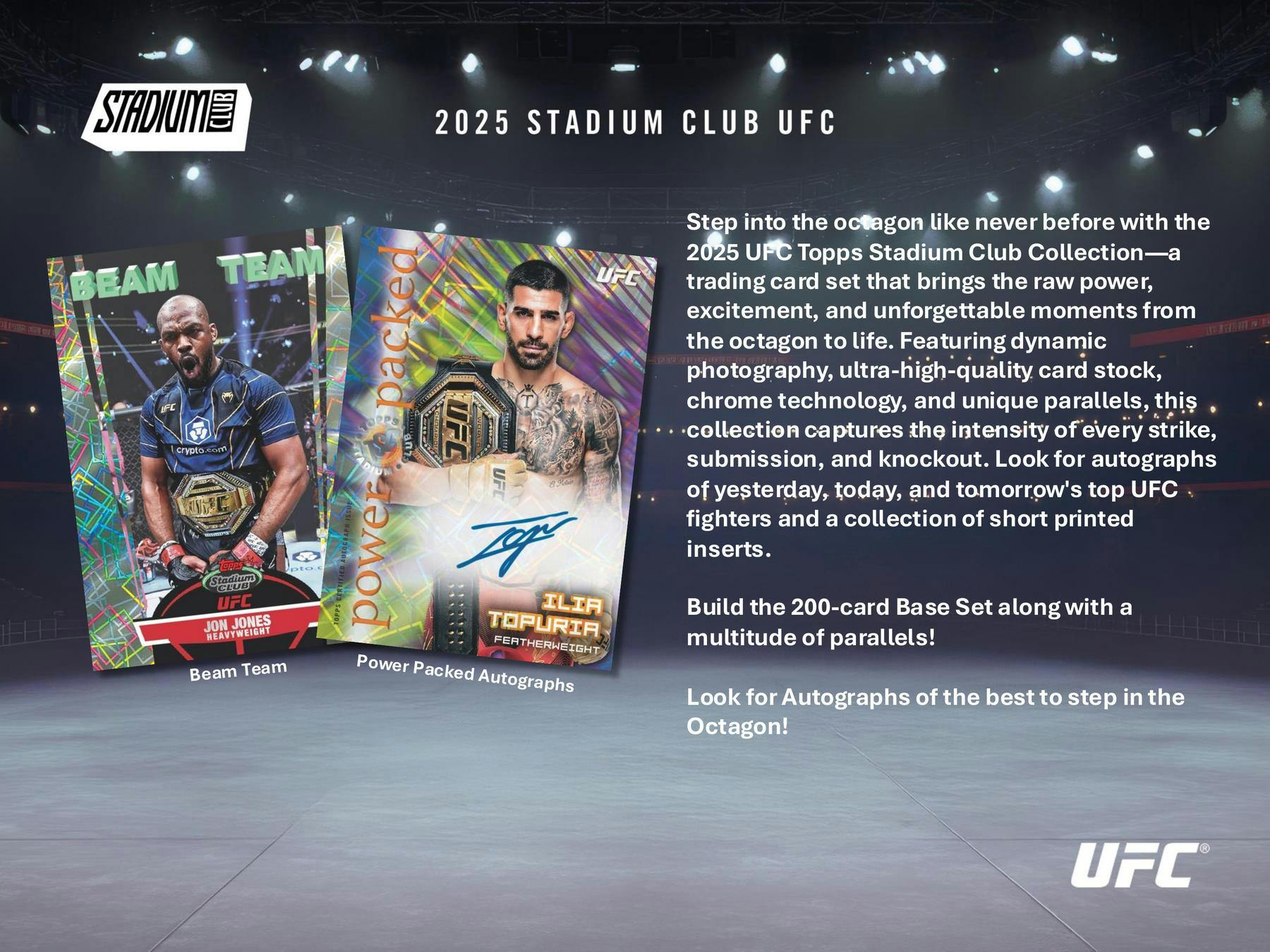 2025 Topps Stadium Club UFC Mega Box - Trading Cards