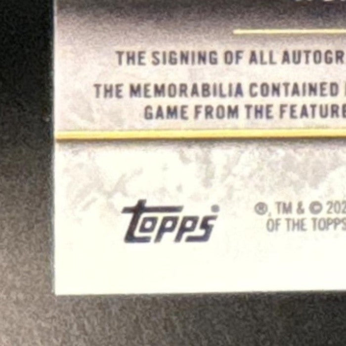 2025 Topps Tier One Aramis Ramirez Auto Relics /199 #AT1R-ARA Chicago Cubs - Sports Cards