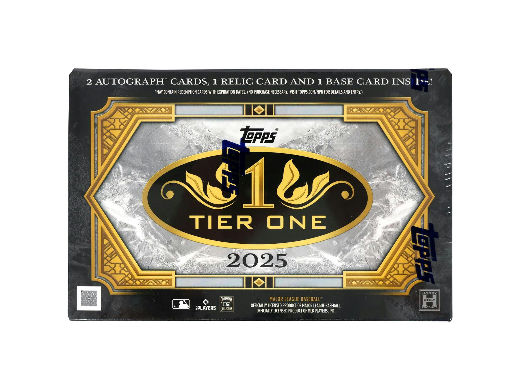 2025 Topps Tier One Baseball Hobby Box (2 Auto / 1 Mem) - MLB hobby