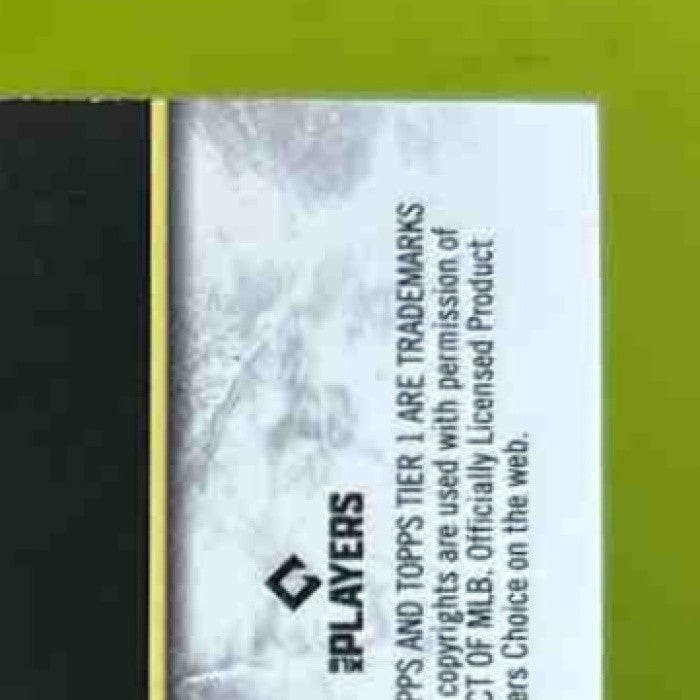 2025 Topps Tier One Jacob Wilson 3 Green Foil 18/99 #85 RC Athletics - Sports Cards