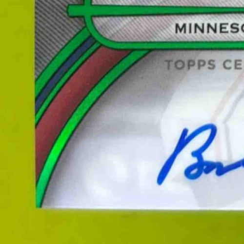 2025 Topps Tribute Brooks Lee Auto Green 52/99 #TA-BL RC Minnesota Twins - Sports Cards