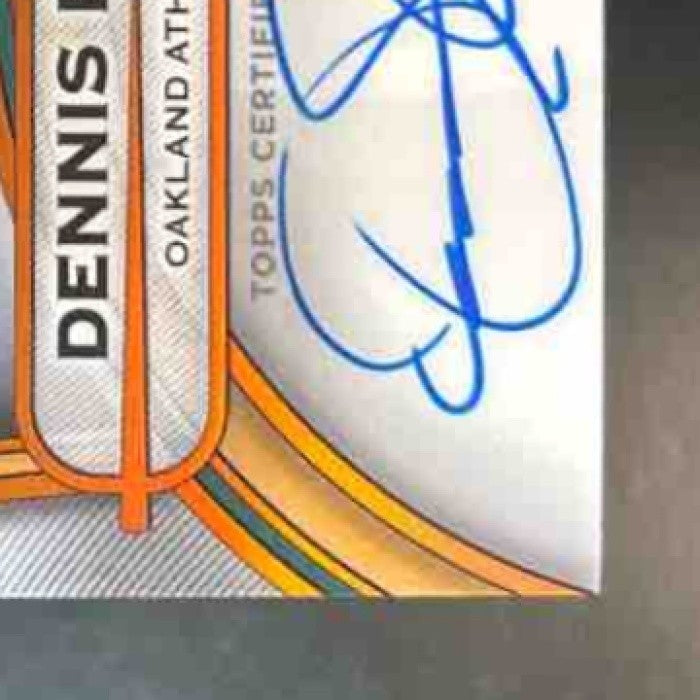 2025 Topps Tribute Dennis Eckersley Auto Orange /25 Oakland Athletics - Sports Cards
