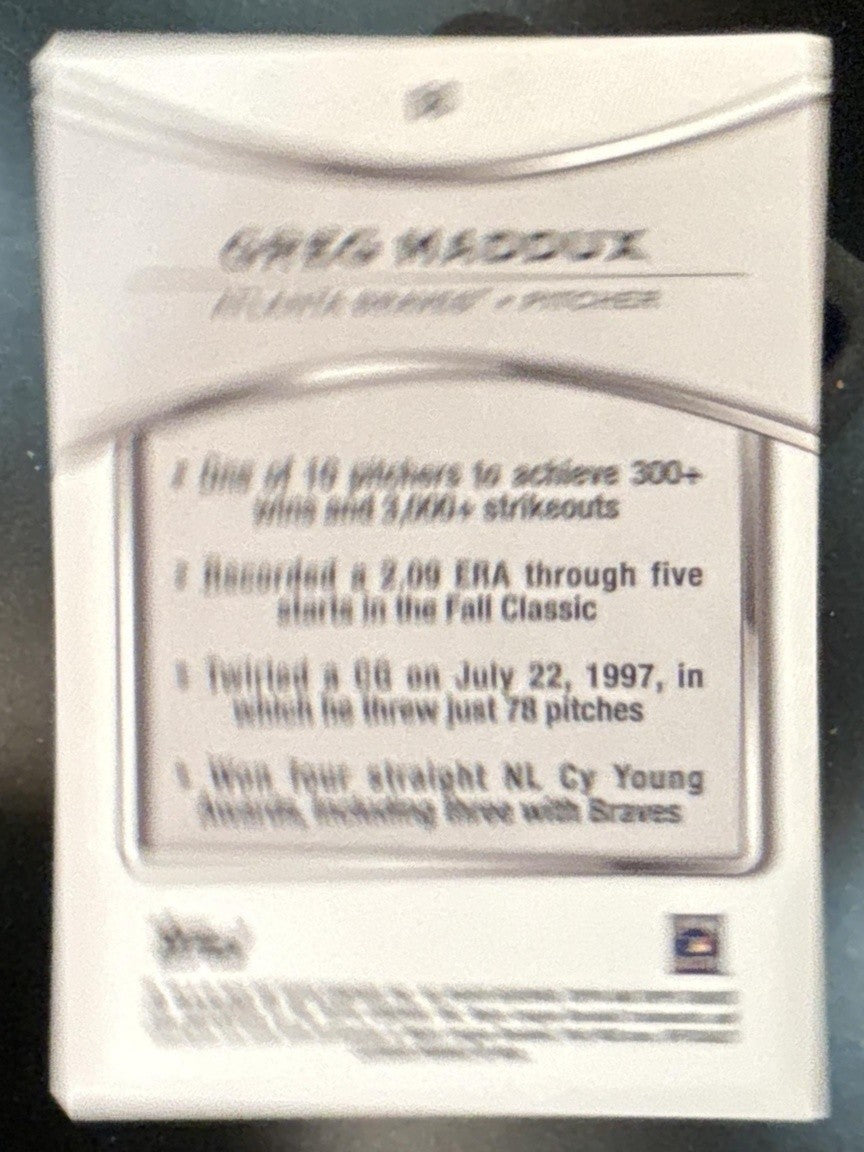 2025 Topps Tribute Greg Maddux #68 Atlanta Braves - Sports Cards