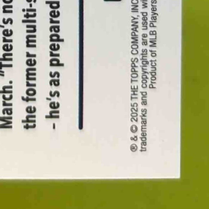 2025 Topps Update Drake Baldwin Orange and Black #US87 RC Atlanta Braves - Sports Cards