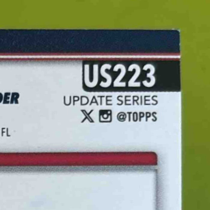 2025 Topps Update Dylan Crews Gold Border /2025 #US223 RC Washington Nationals - Sports Cards