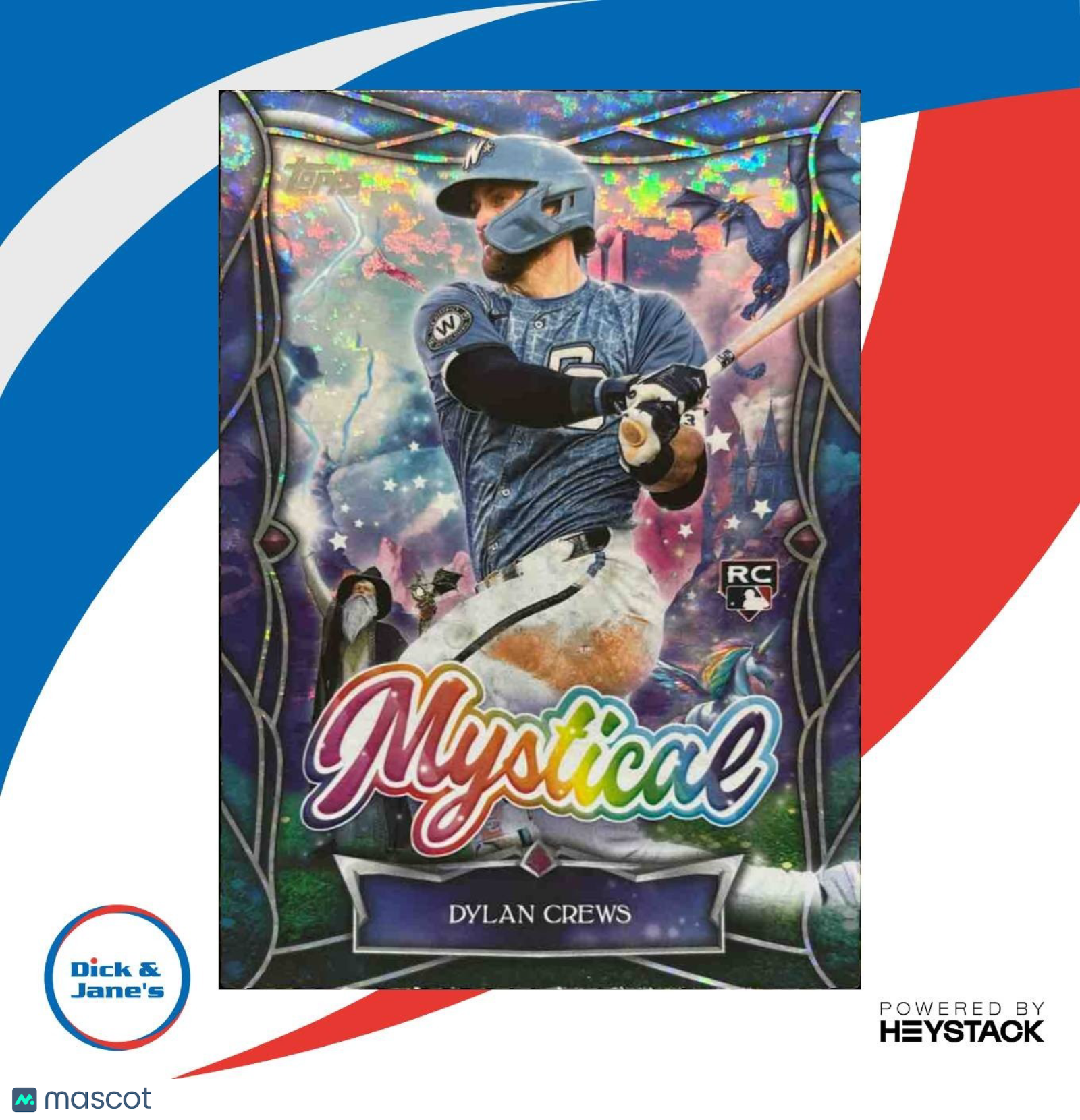 2025 Topps Update Dylan Crews Mystical #MYS-20 RC Washington Nationals - Sports Cards