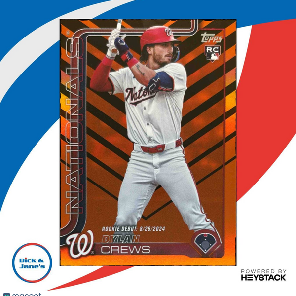 2025 Topps Update Dylan Crews #US223 RC Orange