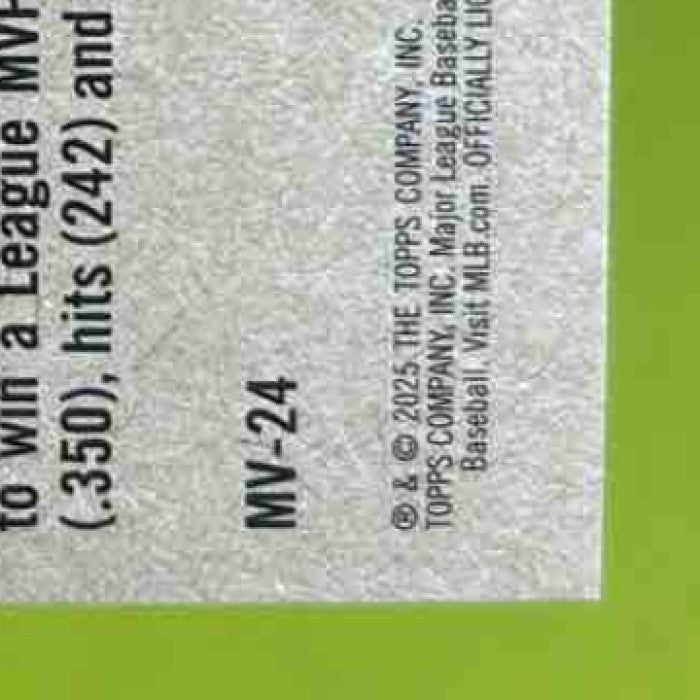 2025 Topps Update Ichiro Most Valuable Orange Foil 16/25 #MV-24 Seattle Mariners - Sports Cards