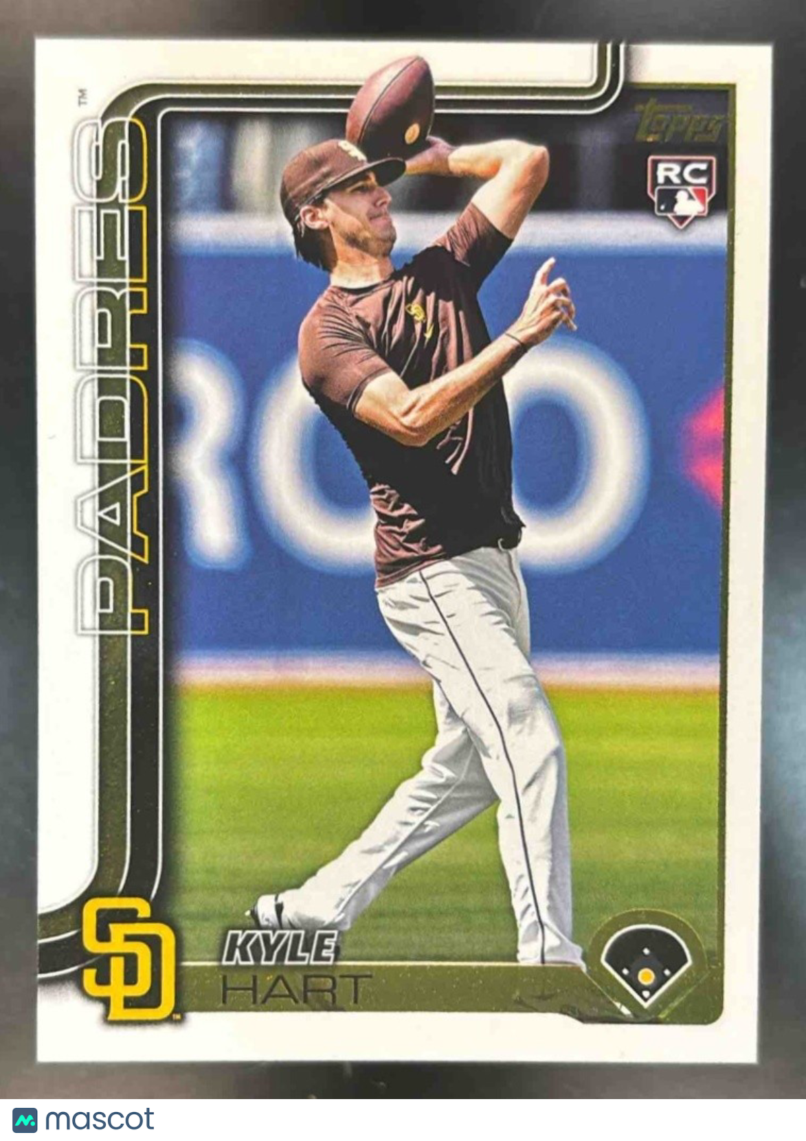 2025 Topps Update Kyle Hart Golden Mirror Image Variation #US301 RC Padres - Sports Cards