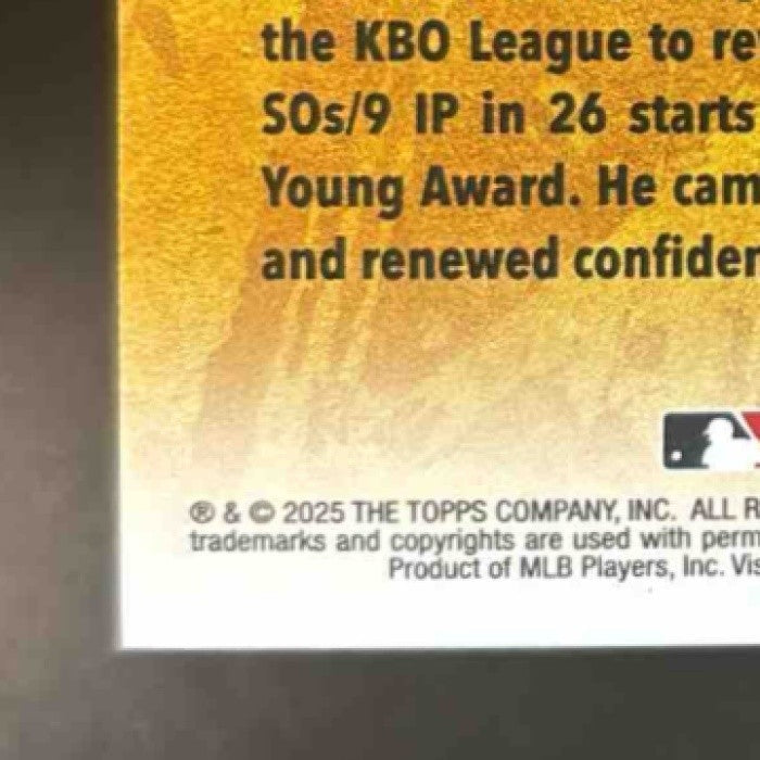 2025 Topps Update Kyle Hart Golden Mirror Image Variation #US301 RC Padres - Sports Cards