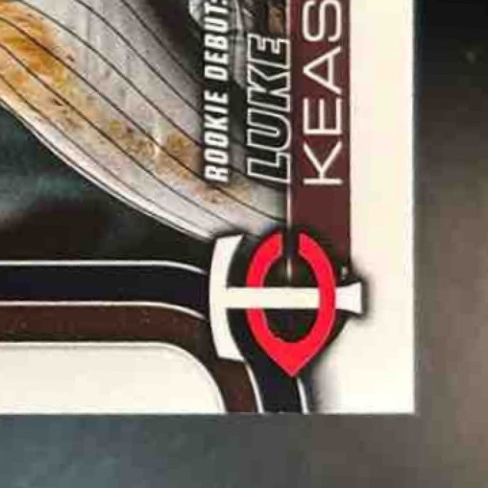 2025 Topps Update Luke Keaschall Golden Mirror Image Variation #US342 RC Twins - Sports Cards