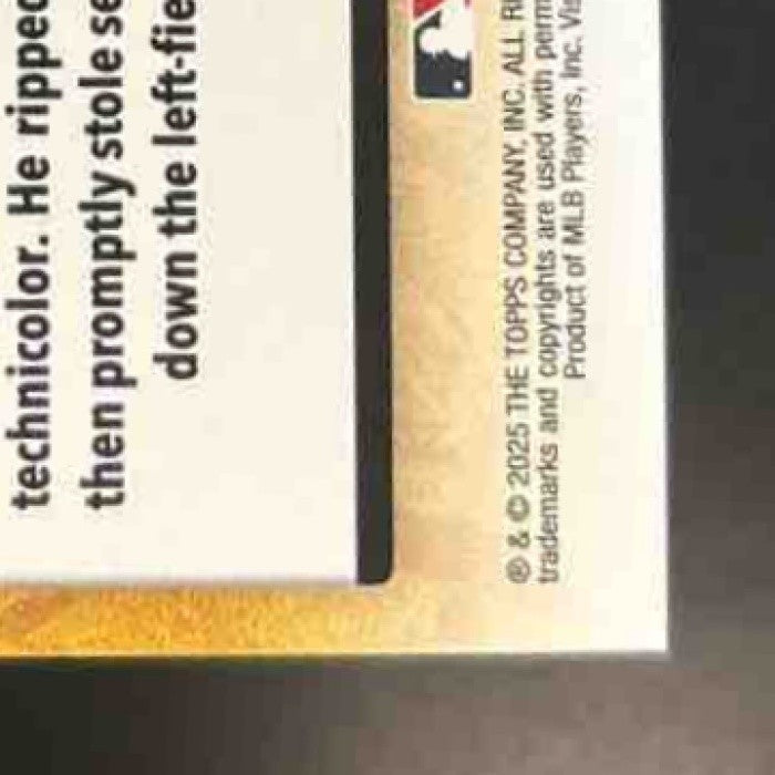 2025 Topps Update Luke Keaschall Golden Mirror Image Variation #US342 RC Twins - Sports Cards