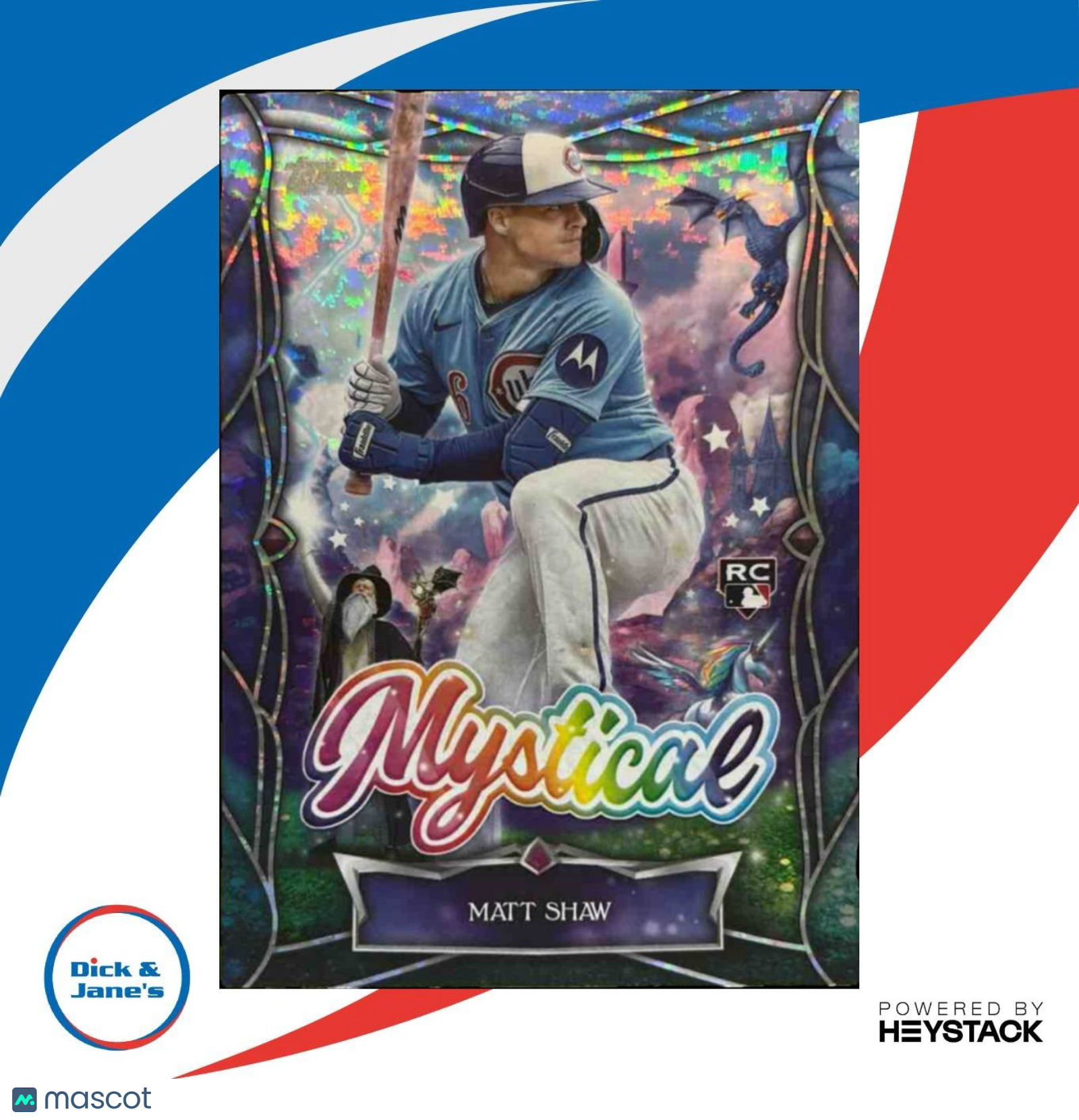 2025 Topps Update Matt Shaw Mystical #MYS-16 RC Chicago Cubs - Sports Cards