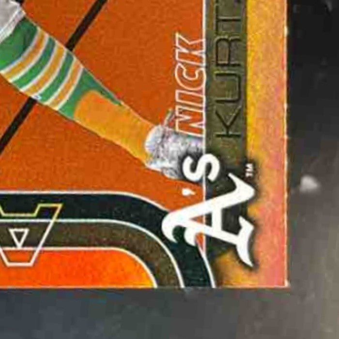 2025 Topps Update Nick Kurtz Orange and Black Holiday #US201 Athletics - Sports Cards