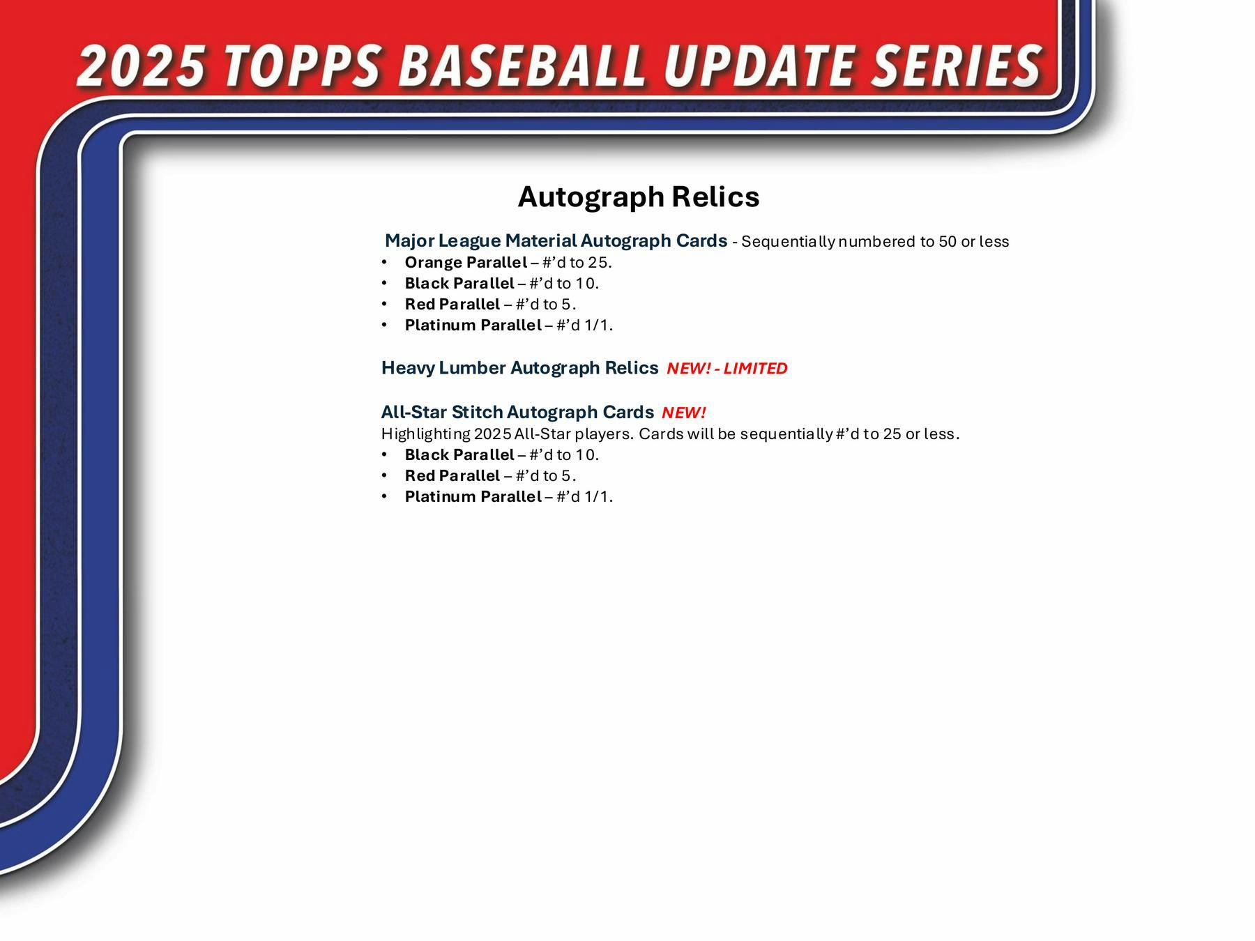 2025 Topps Update Series Baseball 7-Pack Blaster Box - MLB Hobby Box