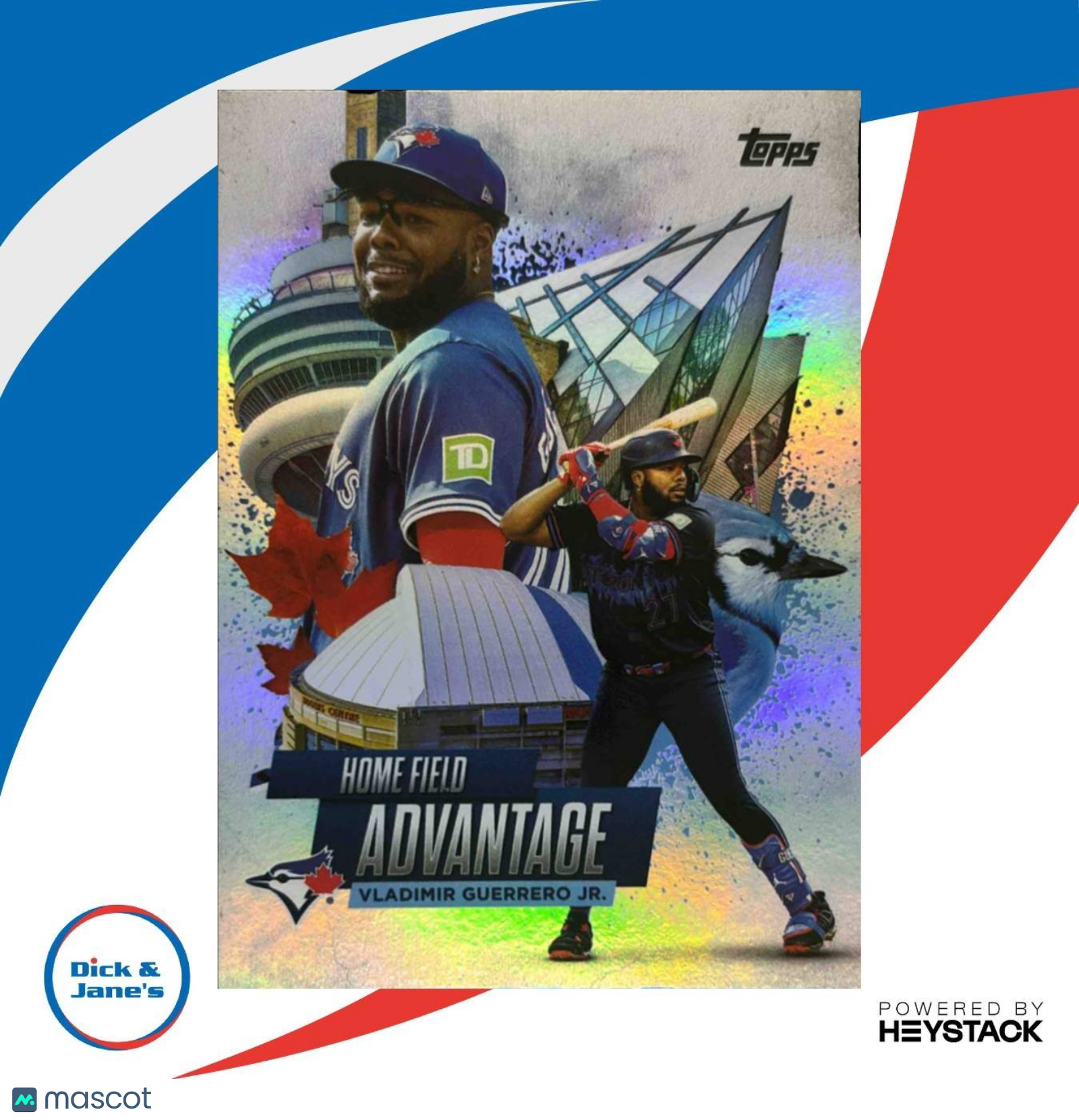 2025 Topps Vladimir Guerrero Jr. Homefield Advantage #HA-38 Toronto Blue Jays - Sports Cards