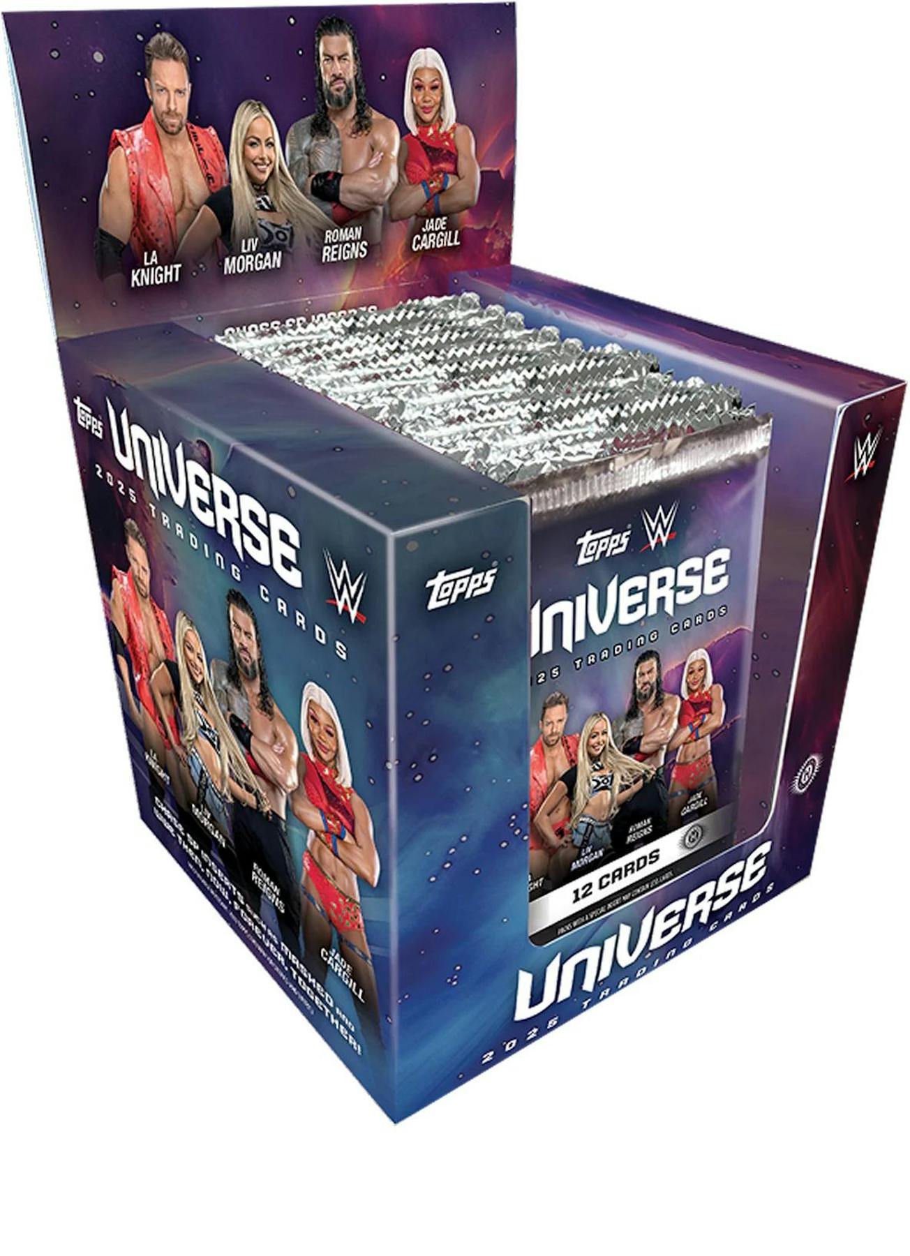 2025 Topps WWE Universe Wrestling Hobby Box (2 Autos / 1 Relic) - Hobby Box