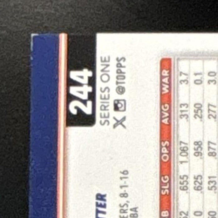 2025 Topps Yordan Alvarez Black Diamante /10 #244 Houston Astros - Sports Cards