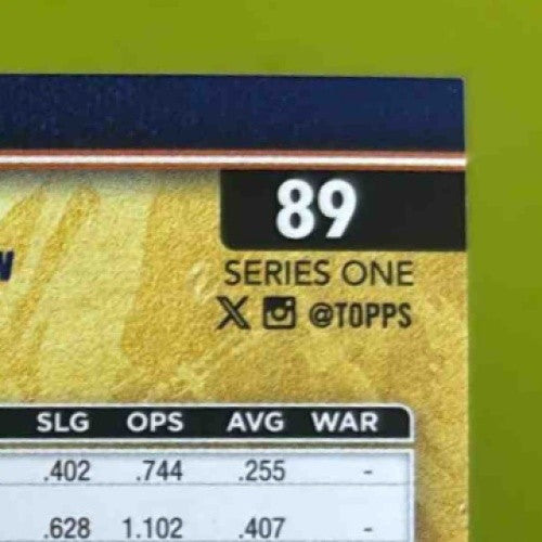 2025 Topps Zach Dezenzo Golden Mirror Variation SSP #89 RC Houston Astros - Sports Cards