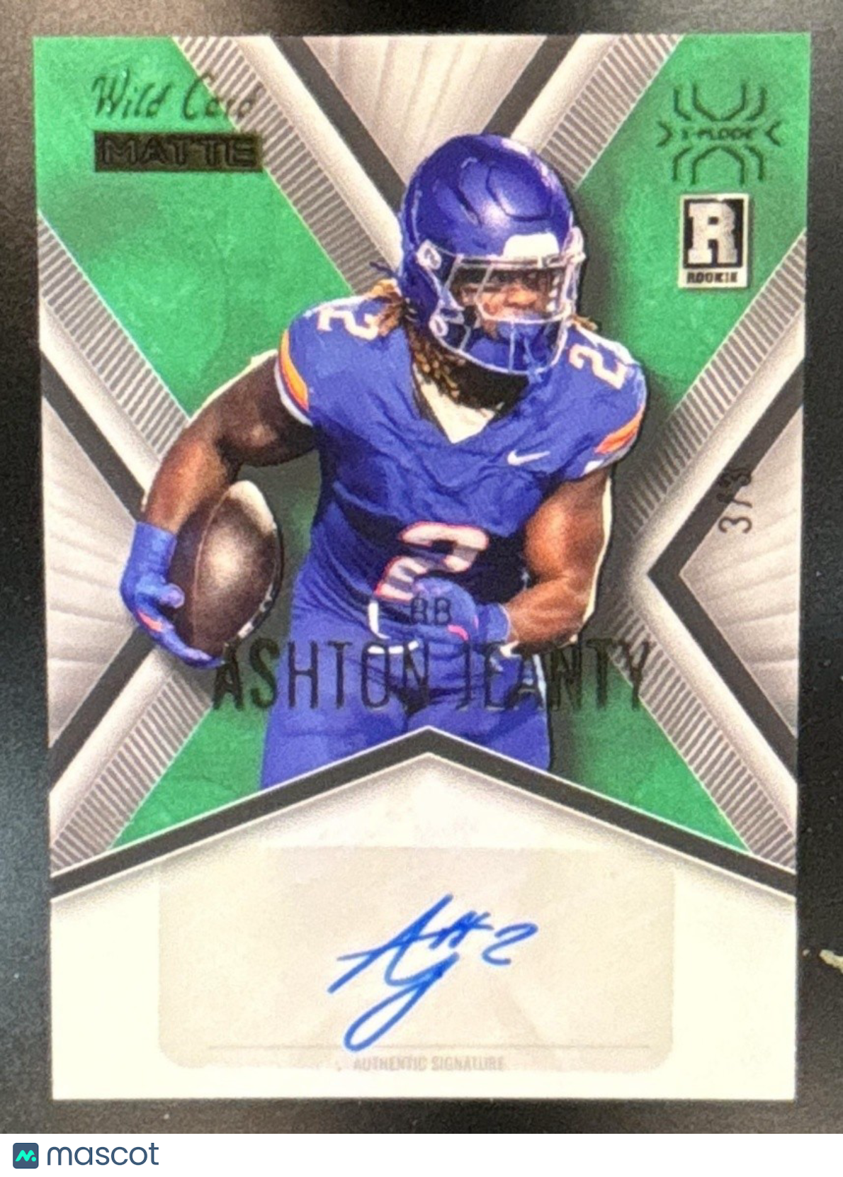 2025 Wild Card Matte X-Plode (rookie) Auto Ashton Jeanty /3 - Sports Cards