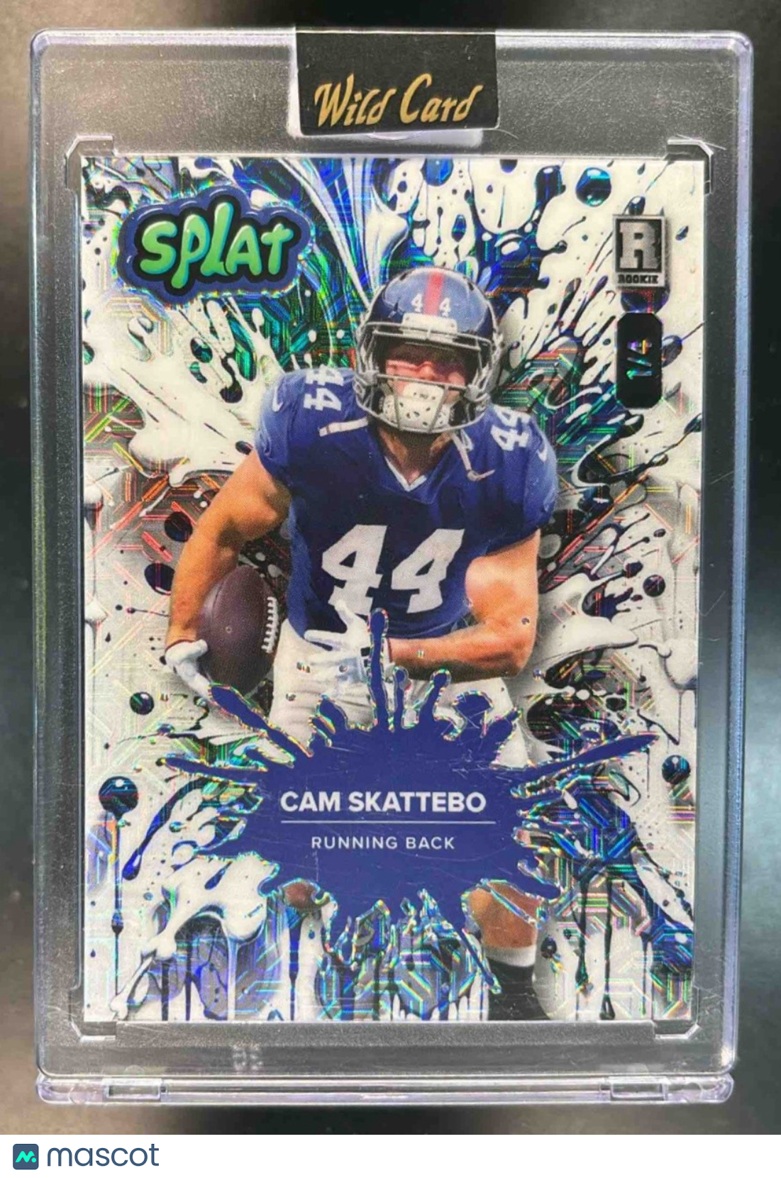 2025 Wild Card Splat Cam Skattebo /4 Giants - Sports Cards