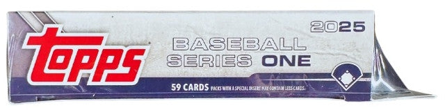 2025 Topps Series 1 Baseball Hanger Box (Diamante Parallels) 59 Cards / Pack