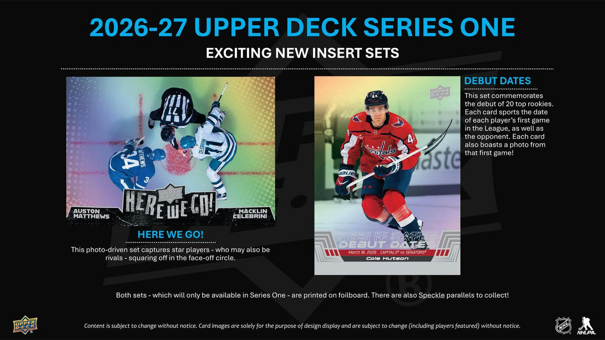 2026/27 Upper Deck Series 1 Hockey Blaster Box (1 Young Guns)
