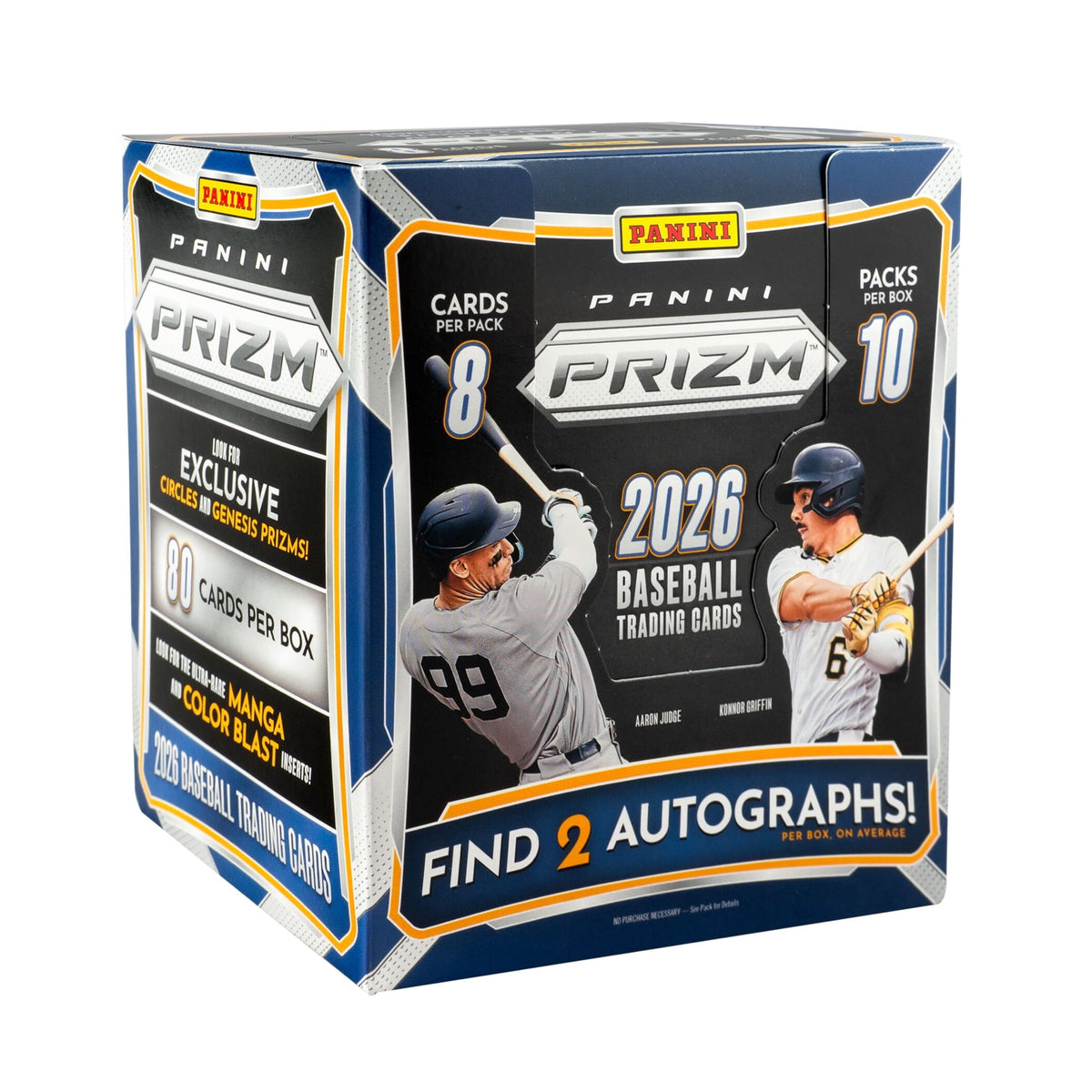 2026 Panini Prizm Baseball Hobby Preferred Box (2 Autos)