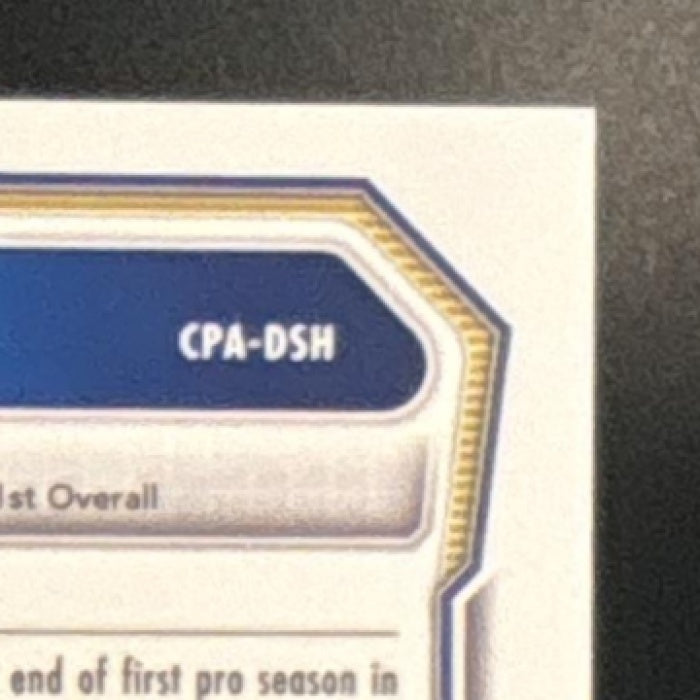 2026 Bowman David Shields Chrome Auto #CPA-DSH 1st Prospect Kansas City Royals - Sports Cards