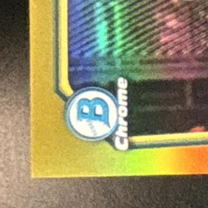 2026 Bowman Edgar Montero Chrome Gold /50 #BCP-139 1st Prospect Athletics - Sports Cards