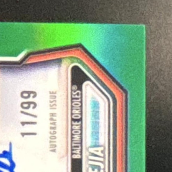 2026 Bowman Esteban Mejia Chrome Auto Green /99 #CPA-EME 1st Prospect Orioles - Sports Cards