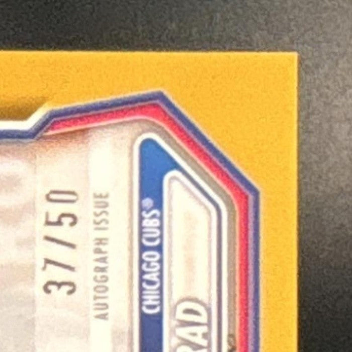 2026 Bowman Ethan Conrad Prospect Retail Auto Gold Border /50 Chicago Cubs - Sports Cards