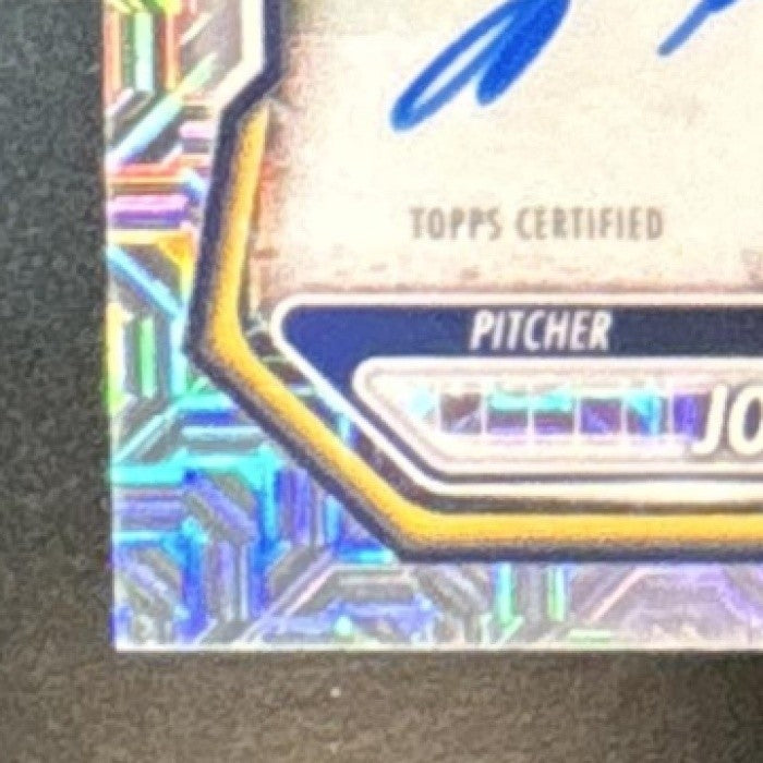 2026 Bowman Josh Knoth Chrome Prospect Auto HTA Choice Refractor /150 Brewers - Sports Cards