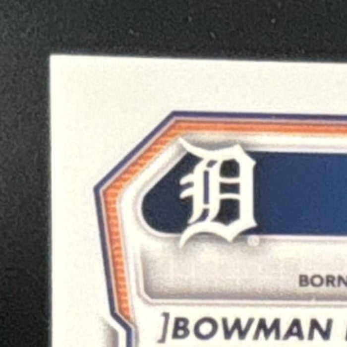 2026 Bowman Kevin McGonigle Chrome Prospect Auto Green Shimmer /99 Tigers - Sports Cards