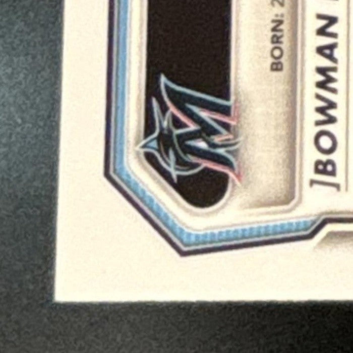 2026 Bowman Luis Cova Chrome Fuchsia Wave /199 #BCP-38 1st Prospect Marlins - Sports Cards